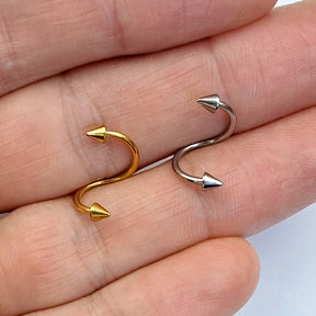 Piercing Twister Spike Aço Cirúrgico