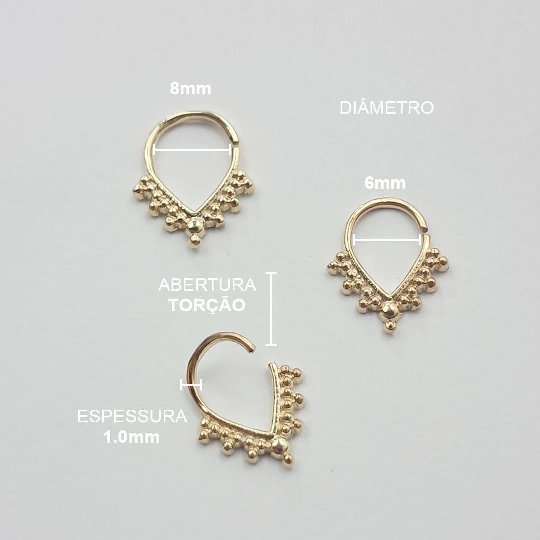 Piercing Septo Triangular