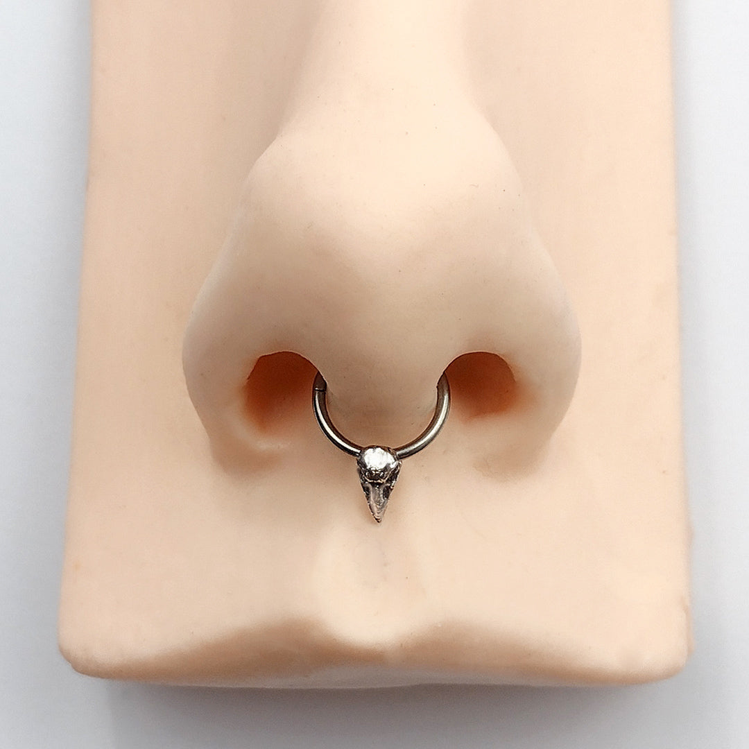 Piercing Articulado Corvo Titânio
