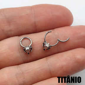 Piercing Clicker Baphomet Titânio