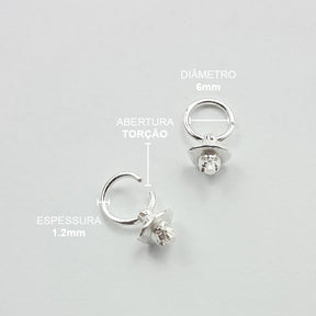 Piercing Septo Caveira Bruxa